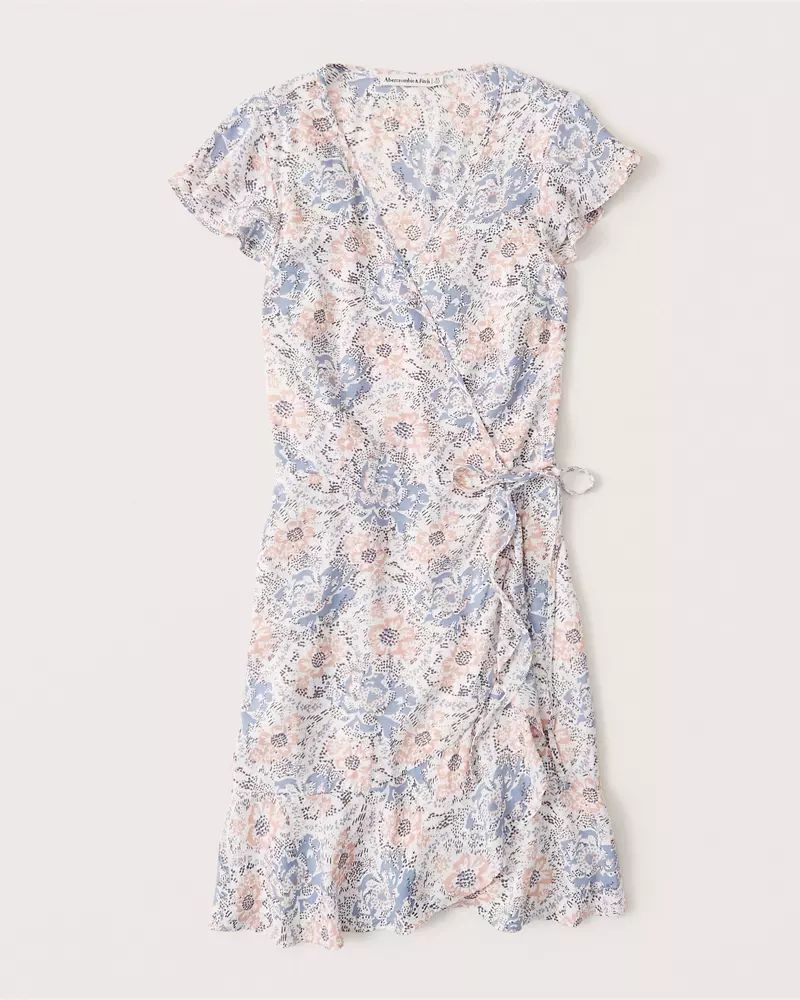 Wrap-Front Dress | Abercrombie & Fitch (US)