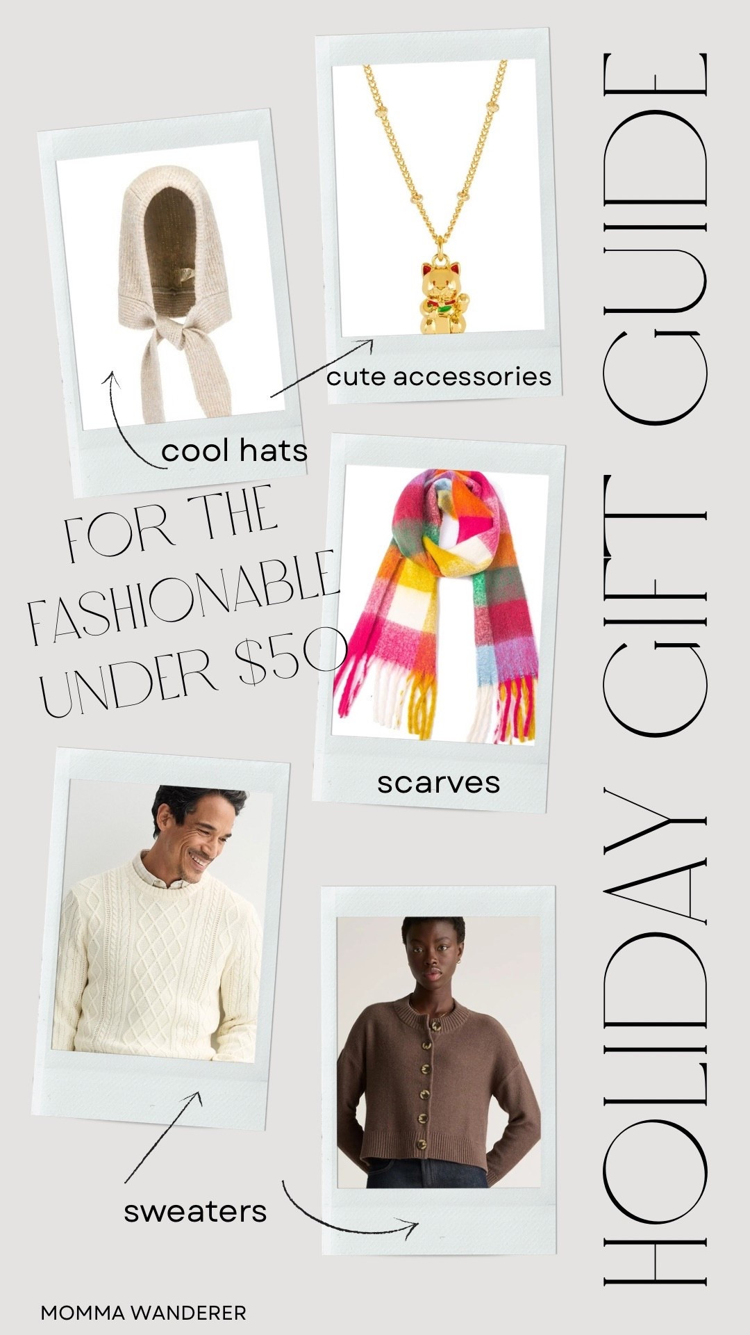 Gift guide, under $50, gifts for the fashionable people in your life. 

#LTKCyberWeek #LTKHoliday #LTKGiftGuide