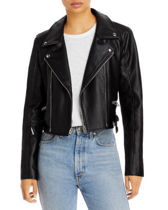 Faux Leather Moto Jacket | Bloomingdale's (US)