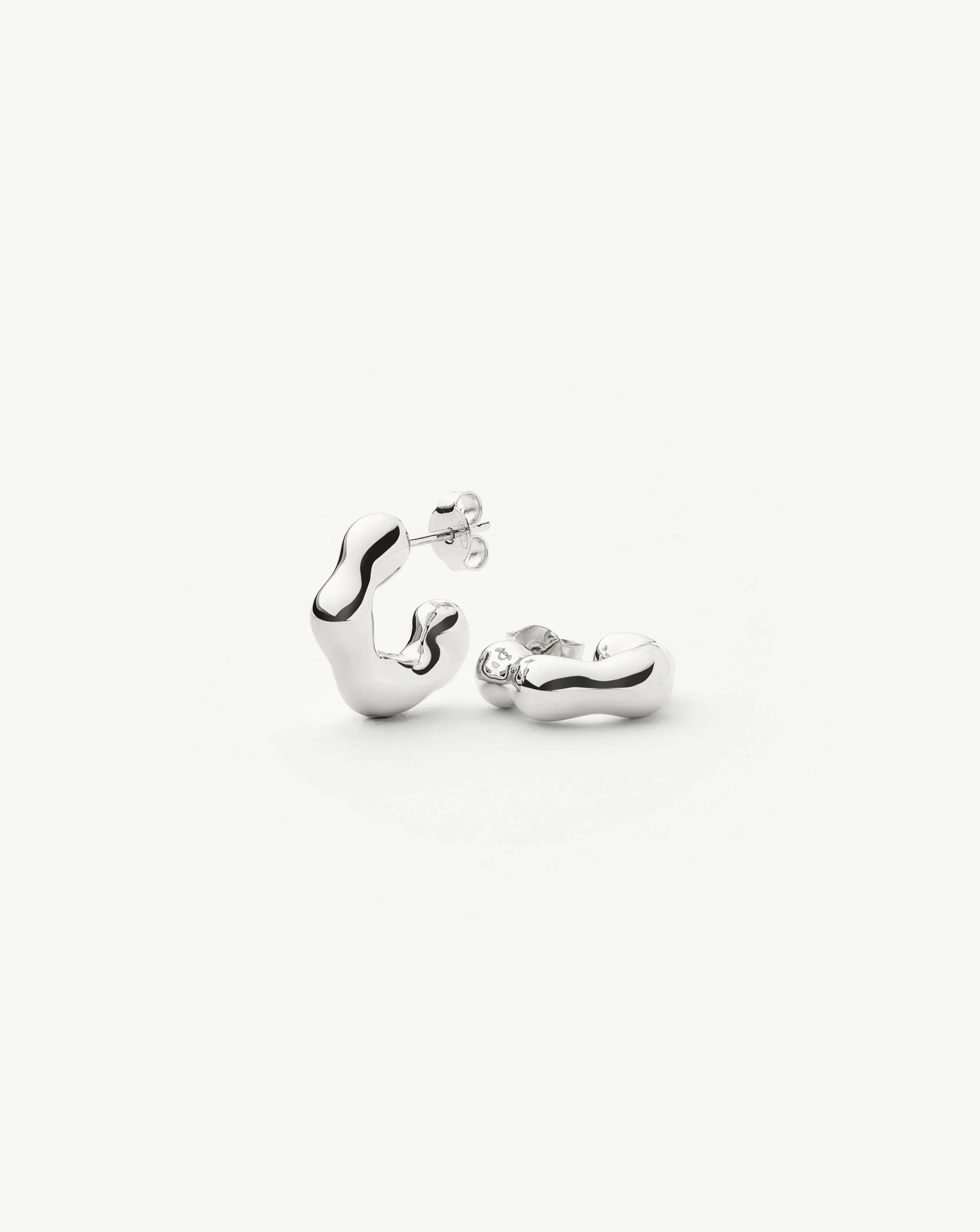 Eny Puffy Small Hoop Earrings | Missoma UK | Missoma UK