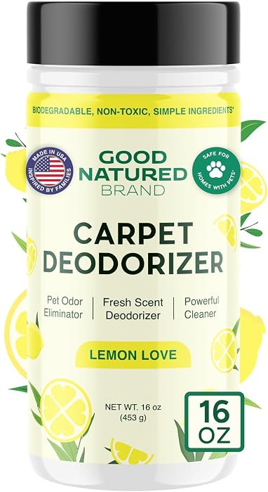 Good Natured Brand | Carpet Freshener & Deodorizer Powder | 16 oz Pet Odor Eliminator for Strong ... | Amazon (US)