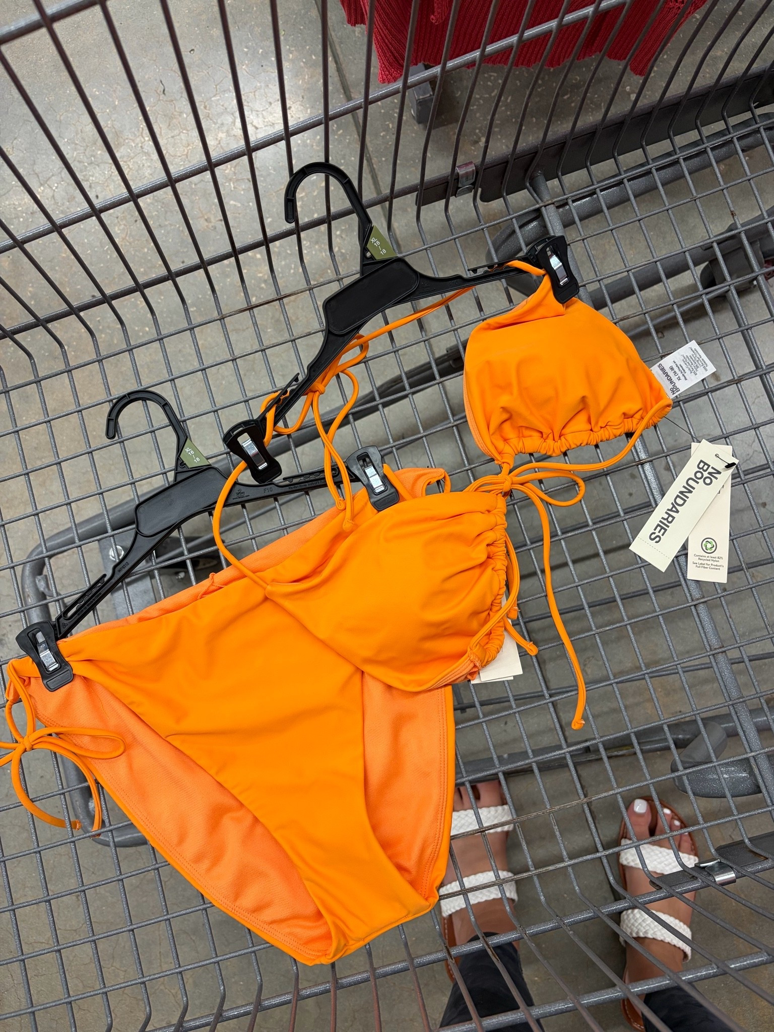 serving summer in this orange swimsuit from Walmart 🧡☀️ #LTKswim #WalmartFinds #SummerStyle