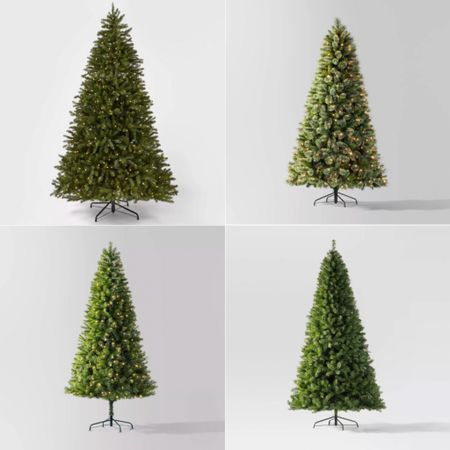 Árboles de 7.5’ ft
El 1 árbol 700 luces - 50” cc - $275
El 2 árbol  400 luces - 48” cc - $250
El 3 árbol 400 luces - 48” cc - $100
El 4 árbol no trae luces - 48” cc - $85

#LTKHoliday #LTKSeasonal