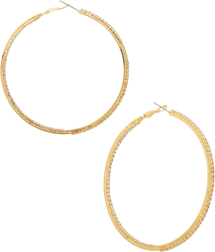 ARRIA Stud & Hoop Earrings for Women – Classic & Trendy Gold & Silver Styles, Multiple Sizes wi... | Amazon (US)