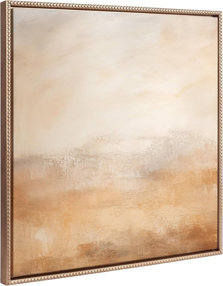 Kate and Laurel Sylvie Beaded Tonal Abstract Earthy Warm Sun Infused Spiced Desert Landscape Vint... | Amazon (US)