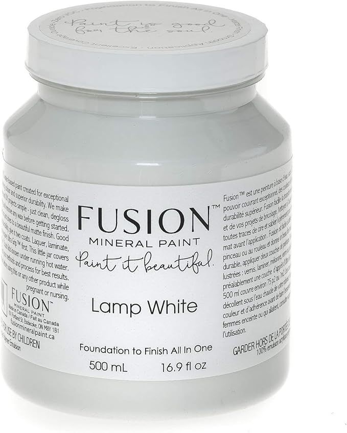 Fusion Mineral Paint 500 ml Lamp White | Amazon (US)