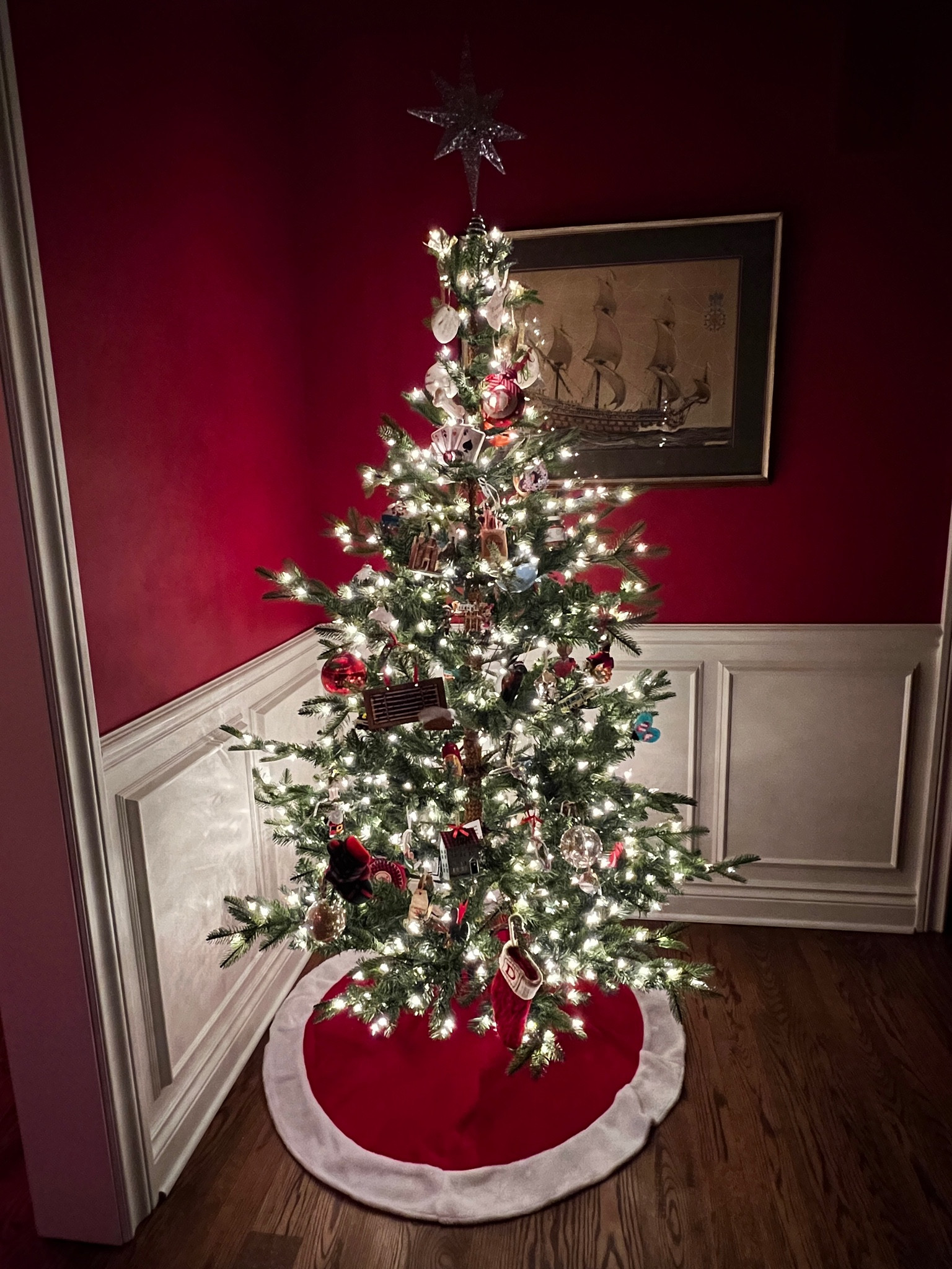 Tree Number 2 (with ornaments we’ve been gifted / collected over 13 years!)

#LTKSeasonal #LTKHoliday #LTKCyberWeek