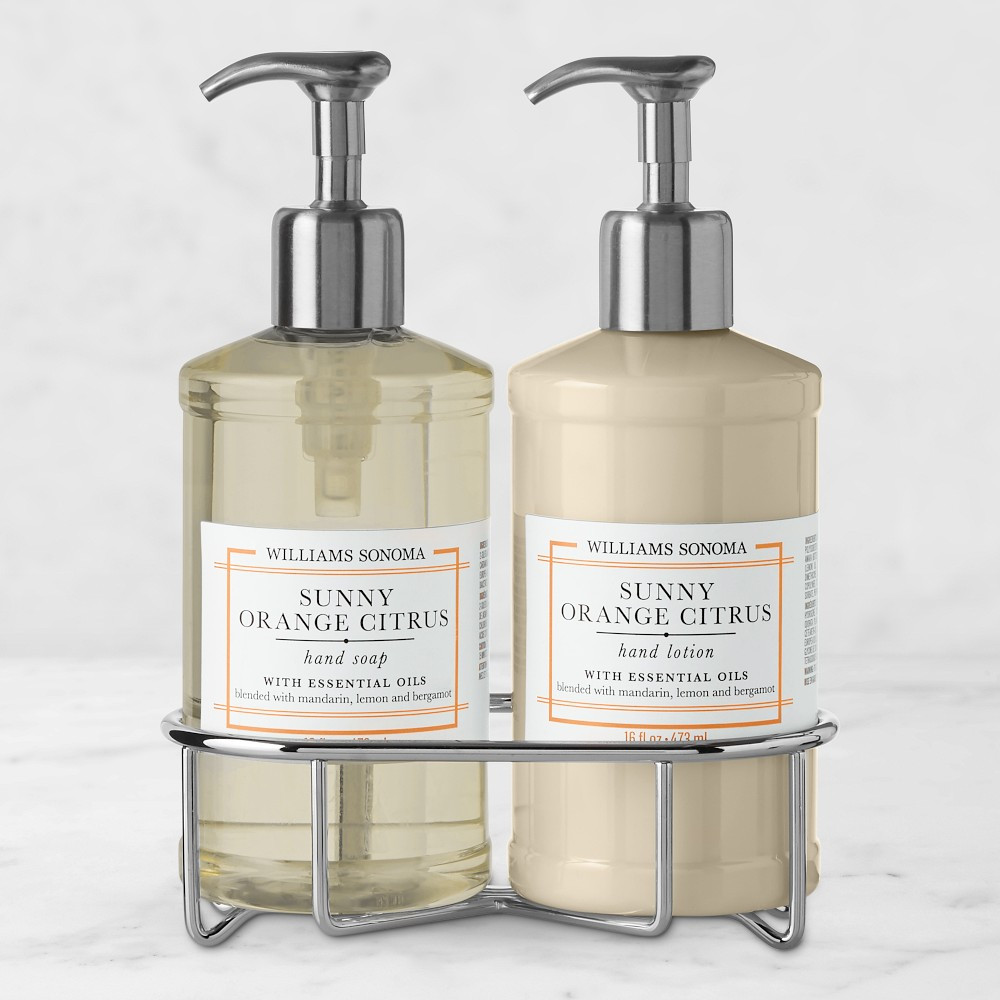 Williams Sonoma Sunny Orange Citrus Hand Soap &amp; Lotion 3-Piece Set | Williams-Sonoma