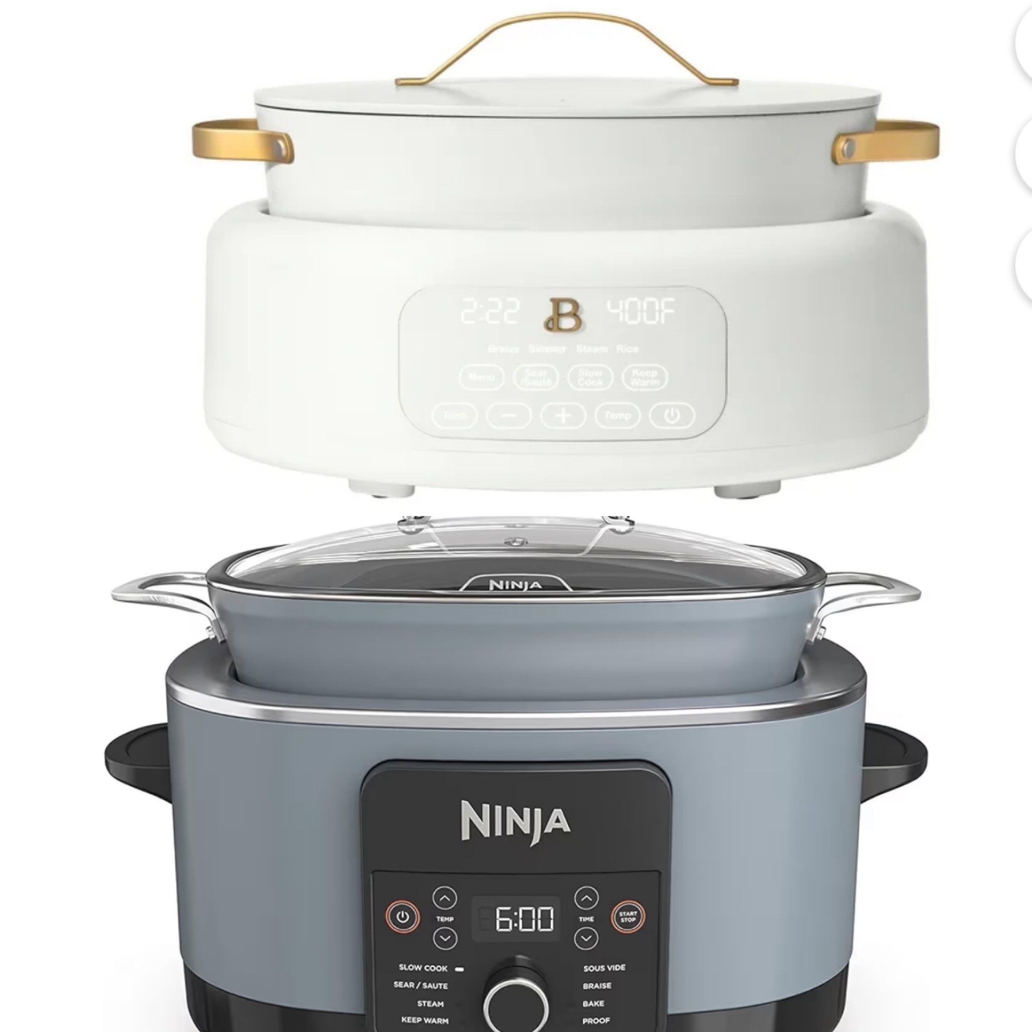 The slow cookers I use on repeat. The Drew Barrymore one is so pretty it’s like a decoration for your countertop and it’s on sale!

#LTKHome #LTKSaleAlert