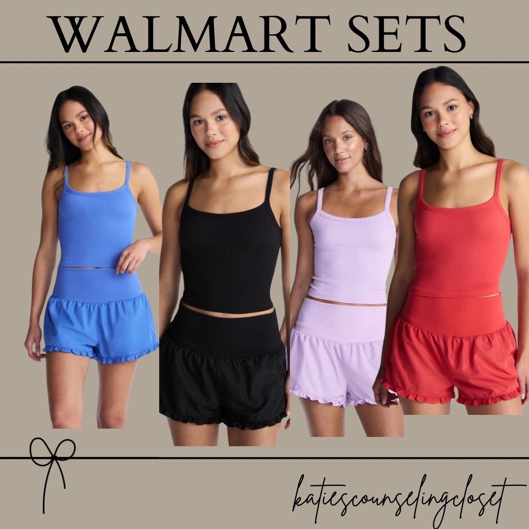 How cute are these sets from Walmart!?! 

Shorts are only $9.98 & top is $5.98 😍😍

#LTKActive #LTKTravel