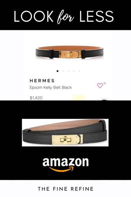 Elevate your style with our Amazon find – a sleek belt inspired by Hermes design. Affordable luxury that speaks volumes. 👔✨ #FashionFinds #DesignerInspired #amazonfinds #amazonstyle #designerdupe

#LTKCyberWeek #LTKstyletip #LTKGiftGuide