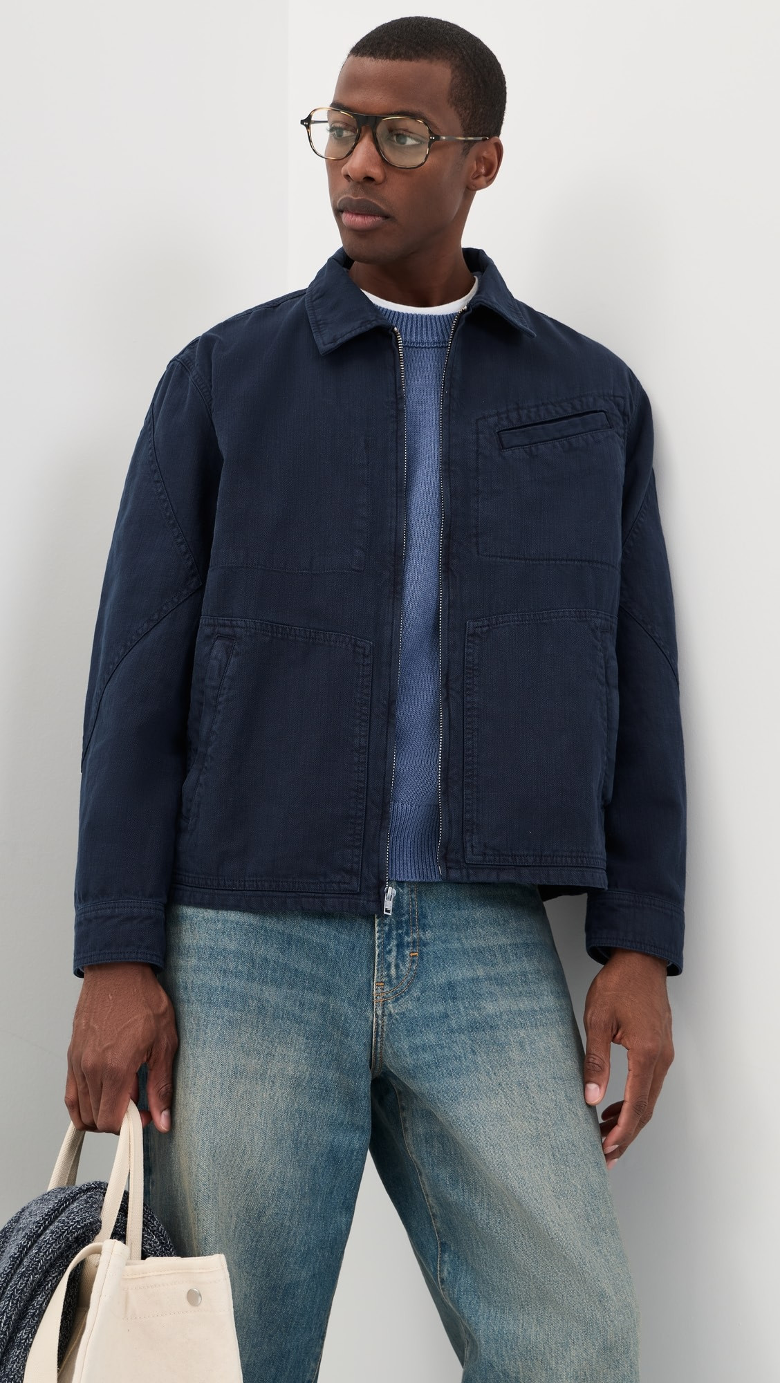 Alex Mill Elijah Zip Jacket In Linen Twill | Shopbop | Shopbop
