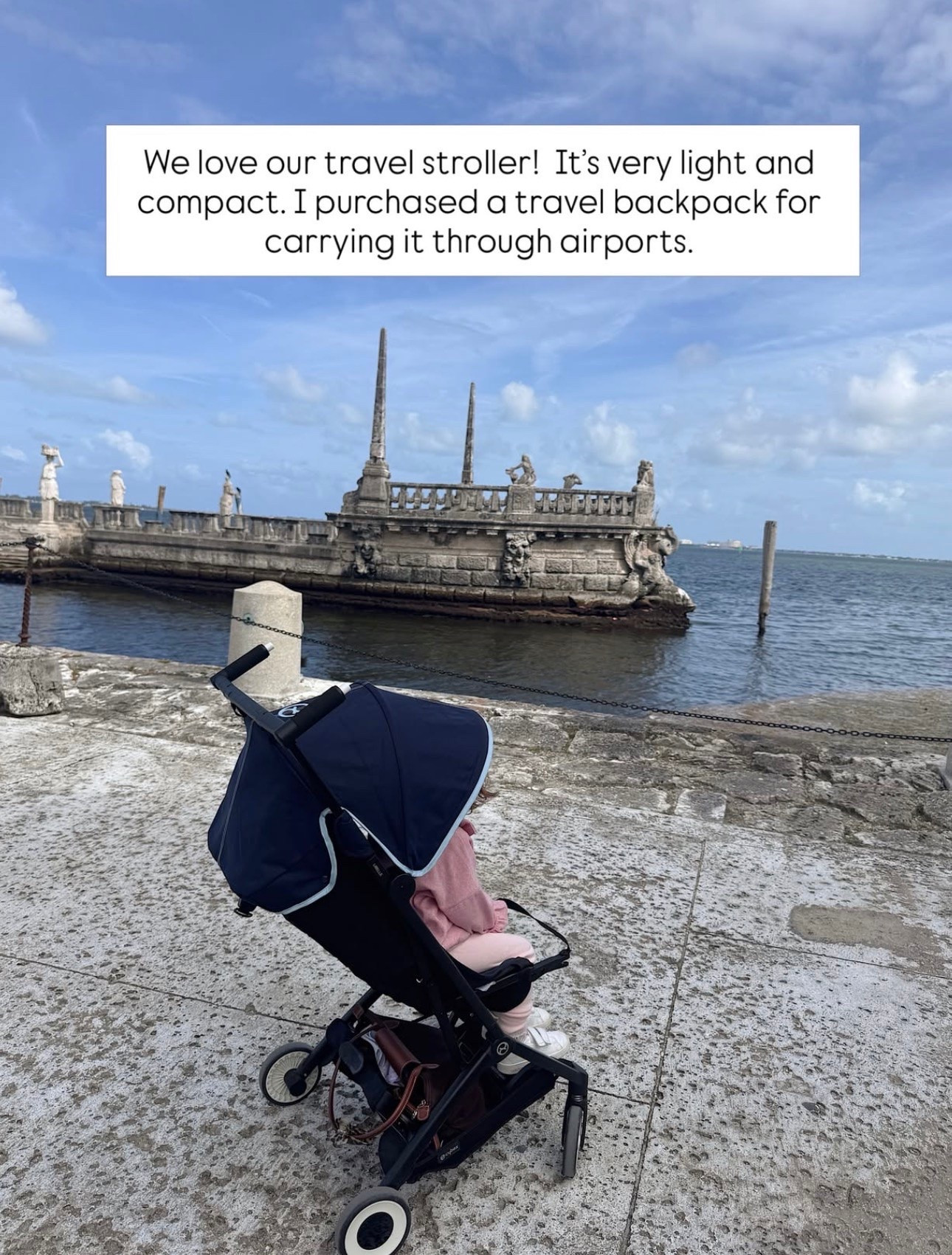 My travel stroller! I’ve used it on ten flights by myself with my daughter, and lots of roadtrips!

#LTKmomlife #LTKTravel #LTKKids