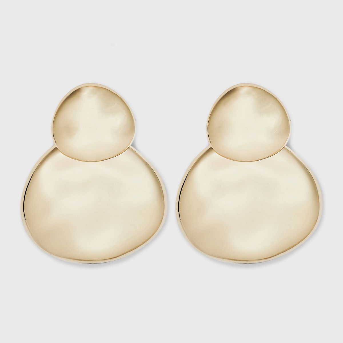 Round Drop Earrings - A New Day™ Gold | Target