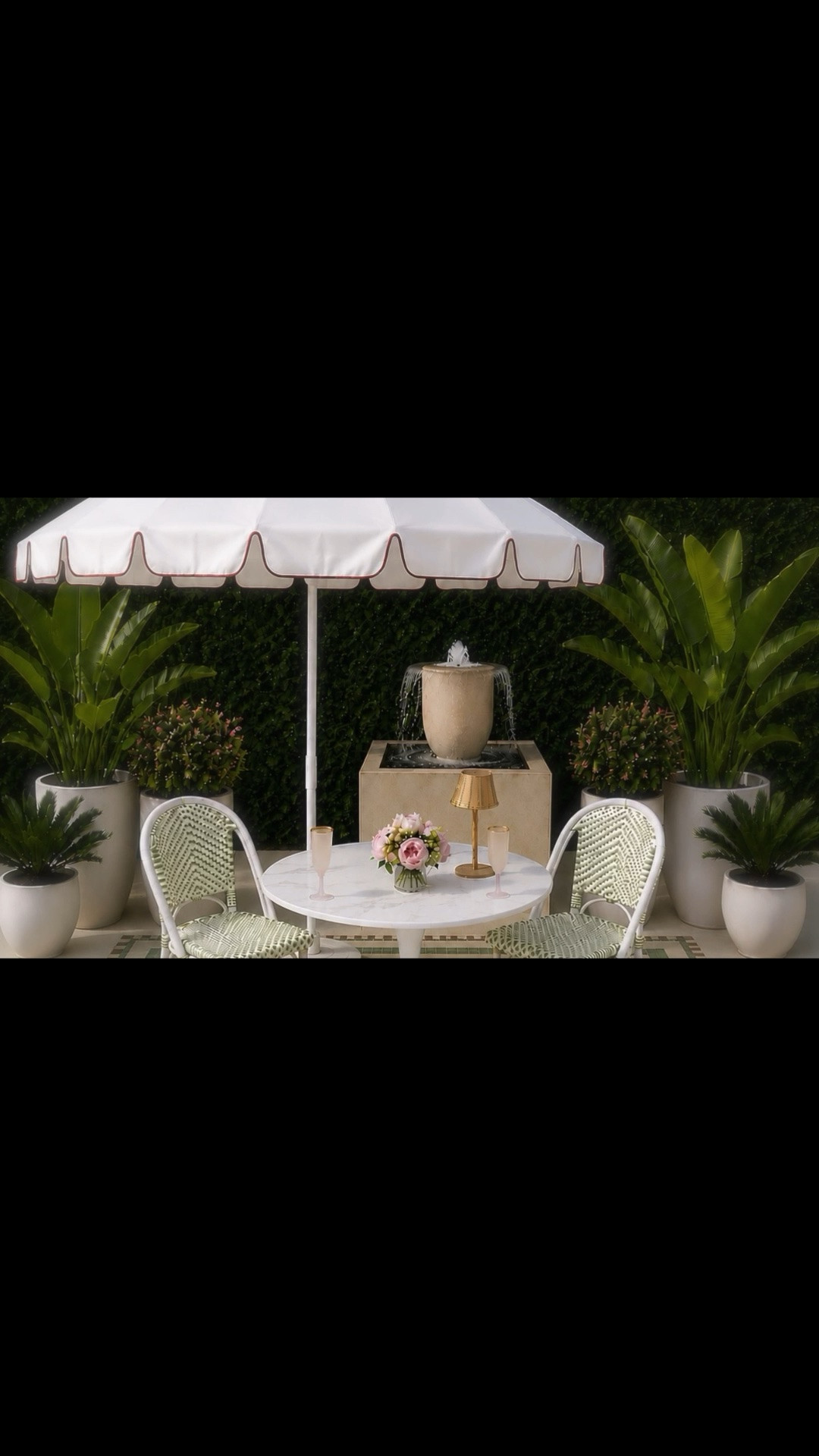 Summer is here. Nothing feels better than dining outdoors surrounded by greenery, fresh florals, and warm evenings. A bistro-style dining set, patio umbrella, and outdoor rug can instantly transform your backyard into a charming summer retreat.

#OutdoorDining #BistroStyle #OutdoorDiningTable #OutdoorRug #PatioUmbrella #AlFrescoDining #SummerVibes #PatioDecor #OutdoorLiving #GardenStyle #ResortInspired #LTKHome

#LTKdayinmylife #LTKHome
