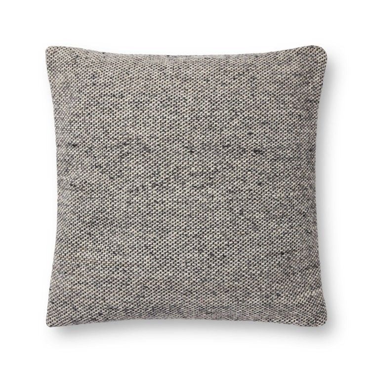 Amber Lewis x Loloi Claudette Charcoal / Grey Pillow | Wayfair North America