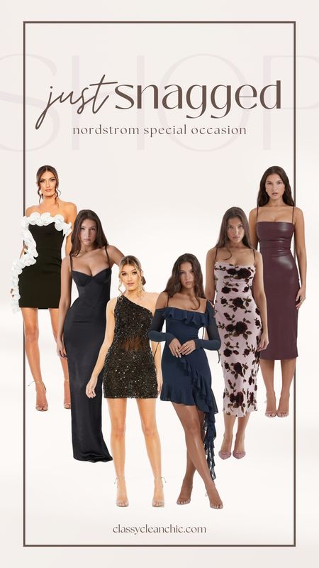 Just snagged from Nordstrom some beautiful date night dresses in black, white and brown. Perfect for a night out, date or to attend a wedding. I mixed it up this time and got some sequin, faux leather, ruffles and floral options. - in my usual small

#LTKHoliday #LTKparties #LTKstyletip
