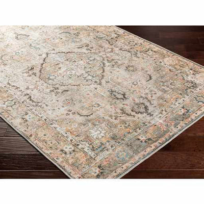 Brown Standon Vintage Washable Area Rug | Boutique Rugs