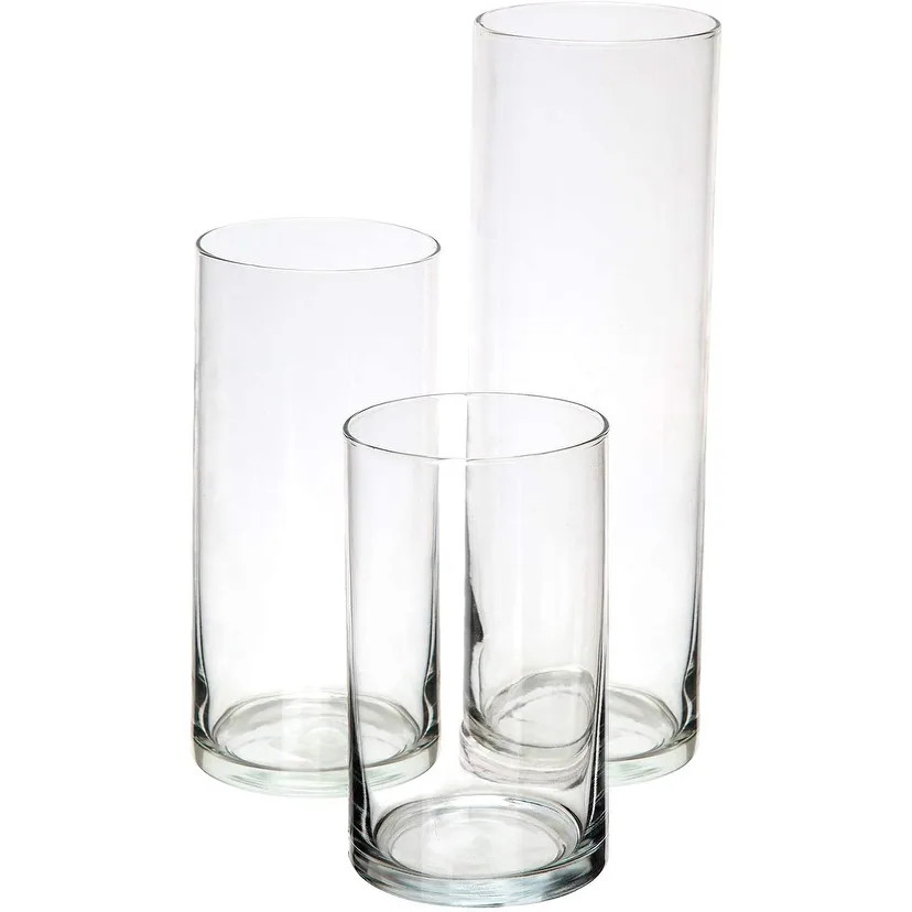 Glass Cylinder Vases Set of 3 | Bed Bath & Beyond