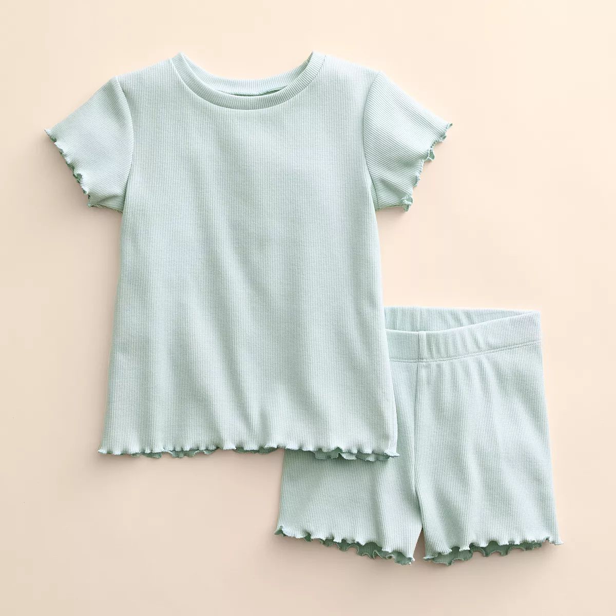 Baby & Toddler Little Co. by Lauren Conrad Lettuce-Edge Tee & Shorts Set | Kohl's