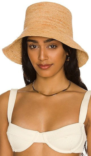 Hat Attack Chic Crochet Bucket Hat in Neutral. | Revolve Clothing (Global)
