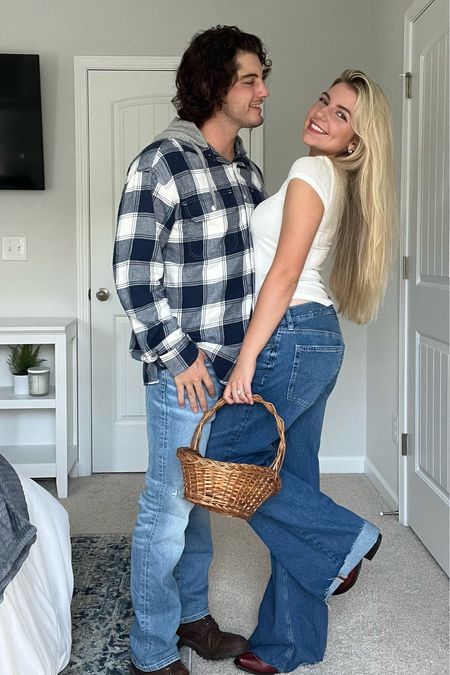 Full Fall couples American Eagle outfit #americaneagle #AEJeans #AEPartner #jeans 

#LTKfindsunder50 #LTKstyletip