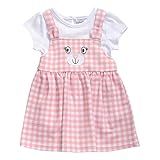 Sweet Heart Rose Kids & Baby Two Piece Dress Set-Checkered Jumper w/Tee Shirt for Toddlers Age 12-36 | Amazon (US)