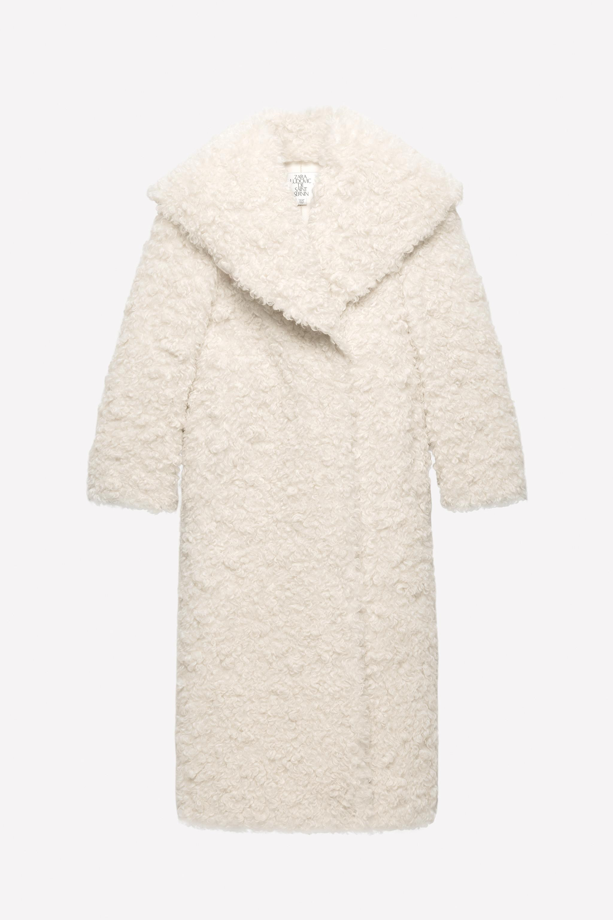 FAUX SHEARLING COAT LUDOVIC DE SAINT SERNIN x ZARA | Zara UK