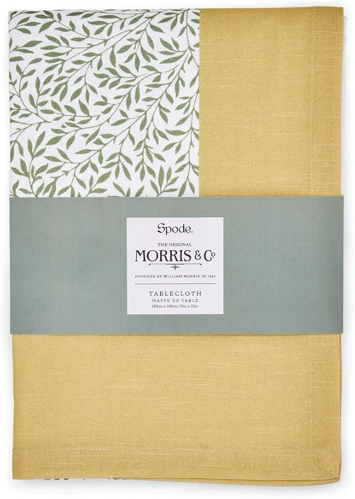 Spode Morris & Co. Tablecloth (51"x71") - 100% Cotton | Elegant and Soft Table Cover for Tea Part... | Amazon (US)