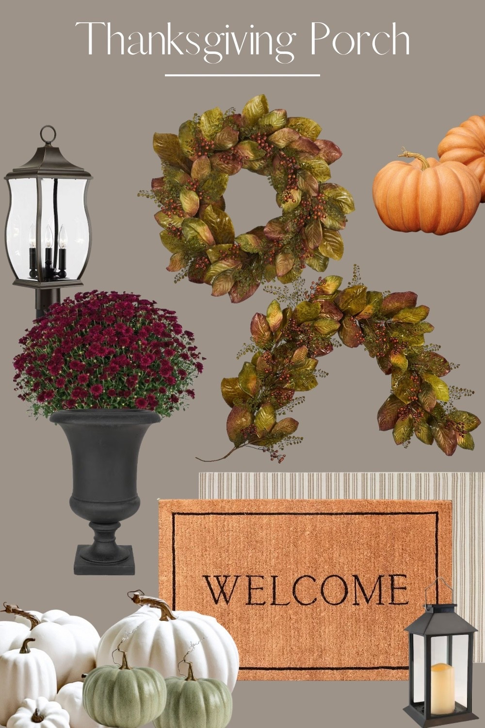 Timeless Fall and Thanksgiving porch design 

#LTKSeasonal #LTKFindsUnder100 #LTKHome