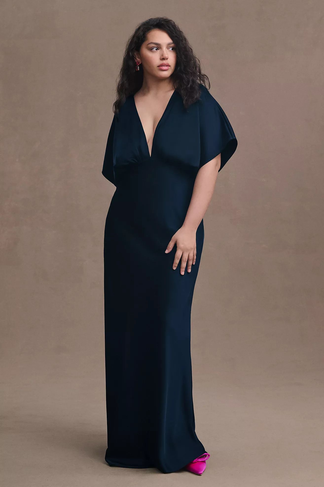 BHLDN Leila Deep-V Flutter-Sleeve … curated on LTK