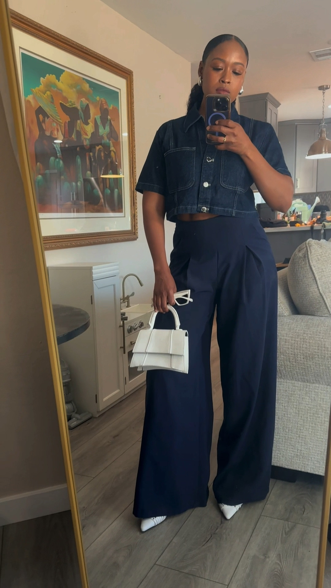 Effortless outfits always come down to the right pieces.

This look is built from timeless staples I’ve had for years, a denim shirt, tailored white trousers, and clean accessories that always work.

These are the kinds of pieces you can wear on repeat and still feel put together every time.

Shop similar denim shirts, trousers, and accessories to recreate this look.

#LTKStyle
#LTKFinds
#CapsuleWardrobe
#EffortlessStyle
#EverydayOutfits
