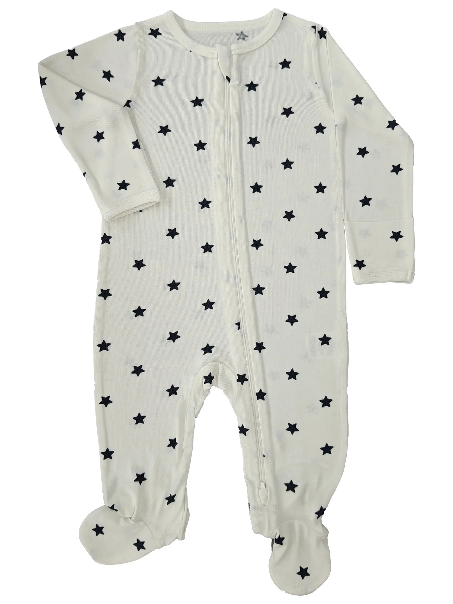 Wonder So Soft Modal by Wonder Nation Baby Gender Neutral Two-Way Zipper Footed Sleep N Play Paja... | Walmart (US)