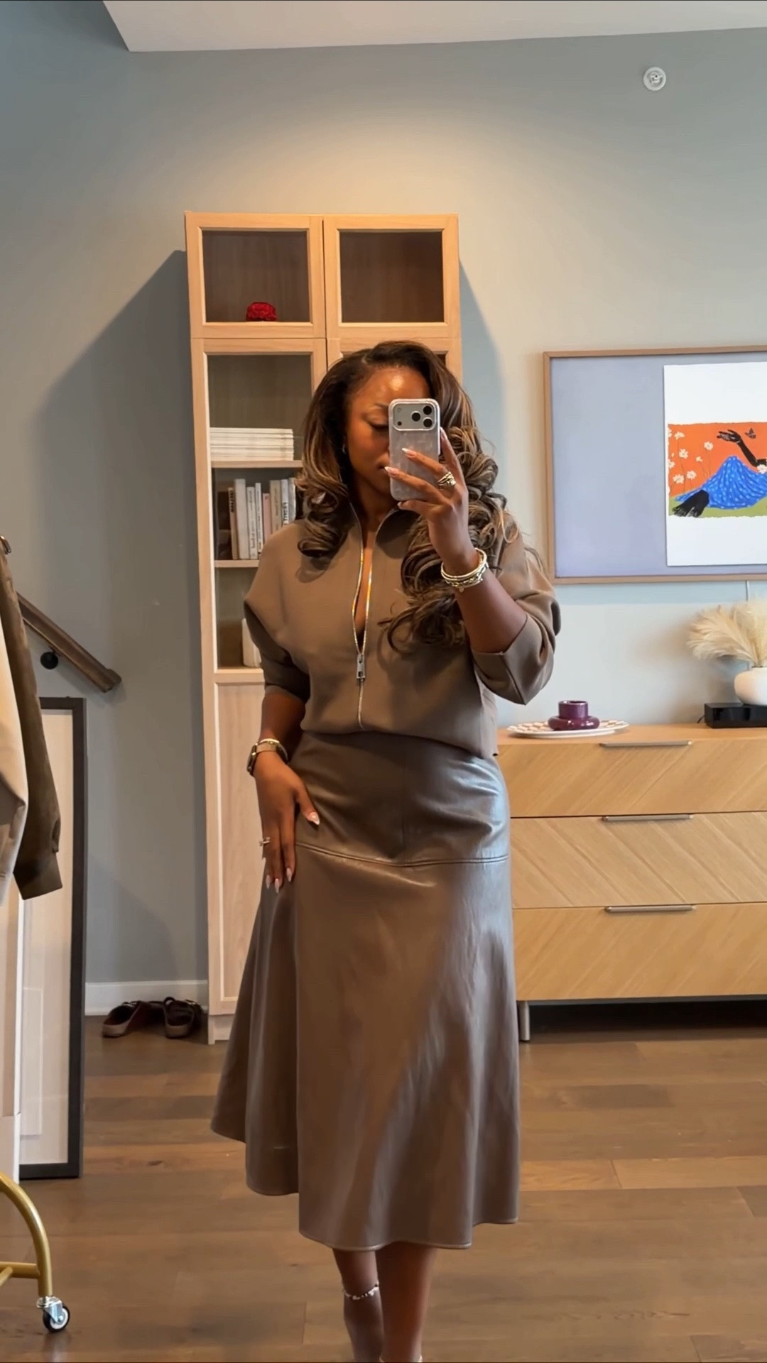 LOVE this look omgggg small jacket large skirt