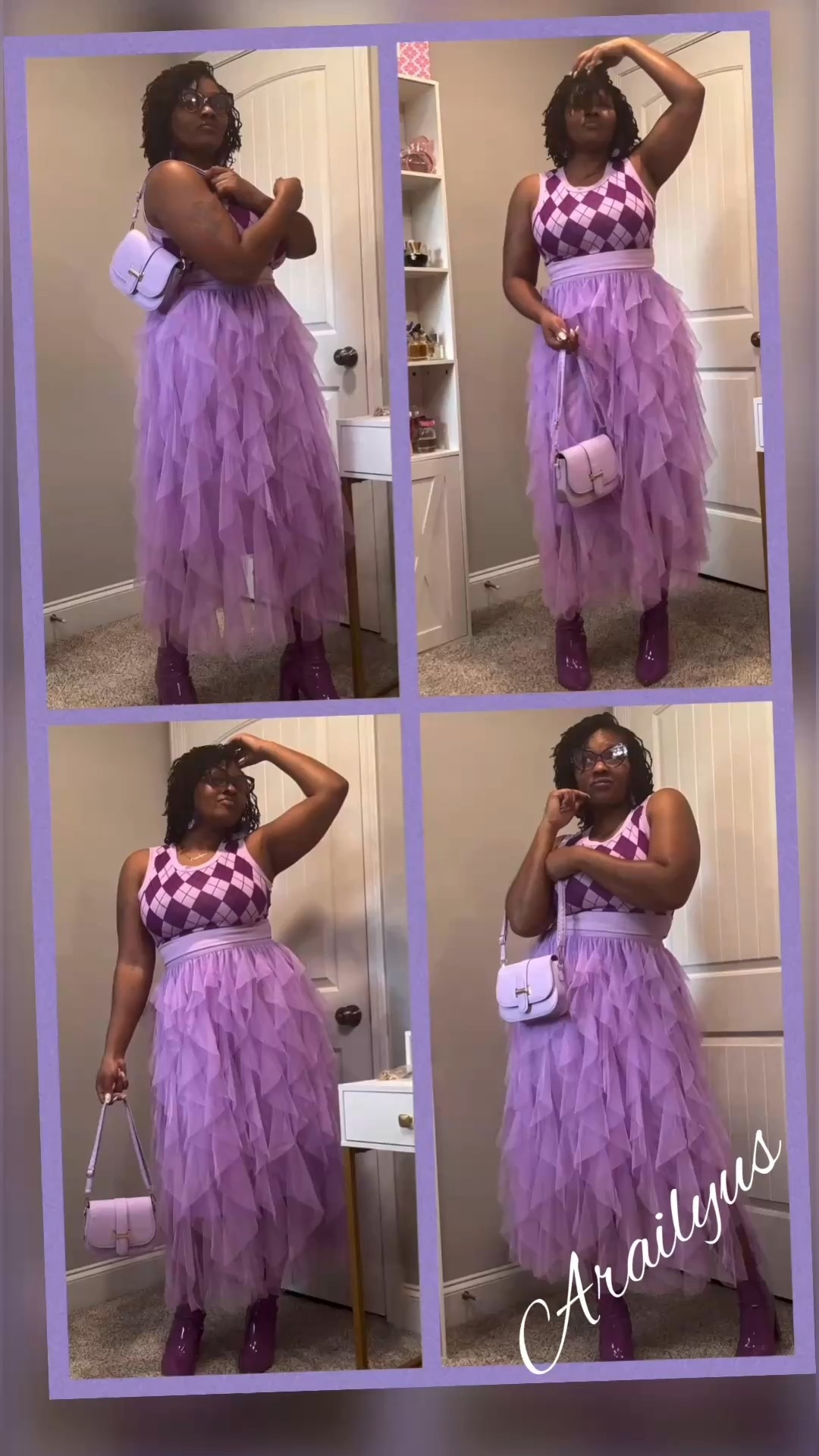 Cute Cute Cute 💜💜💜

Top & Skirt are a L

#LTKStyleTip #LTKOver40 #LTKFindsUnder50