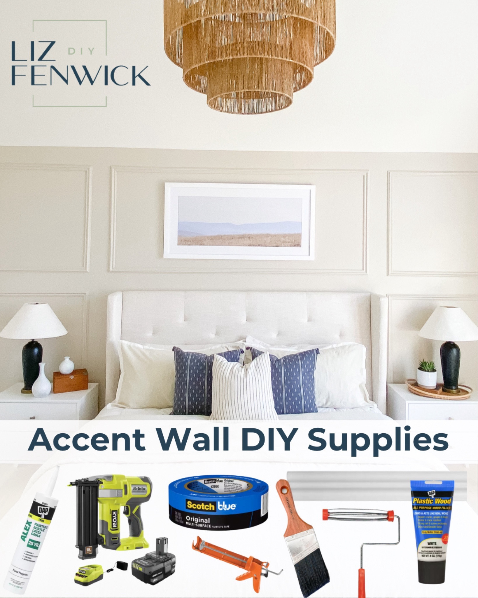 You can DIY your own accent wall with these simple products! For the full tutorial check out my Instagram @Lizfenwickdiy 

#LTKhome #LTKVideo #LTKMostLoved