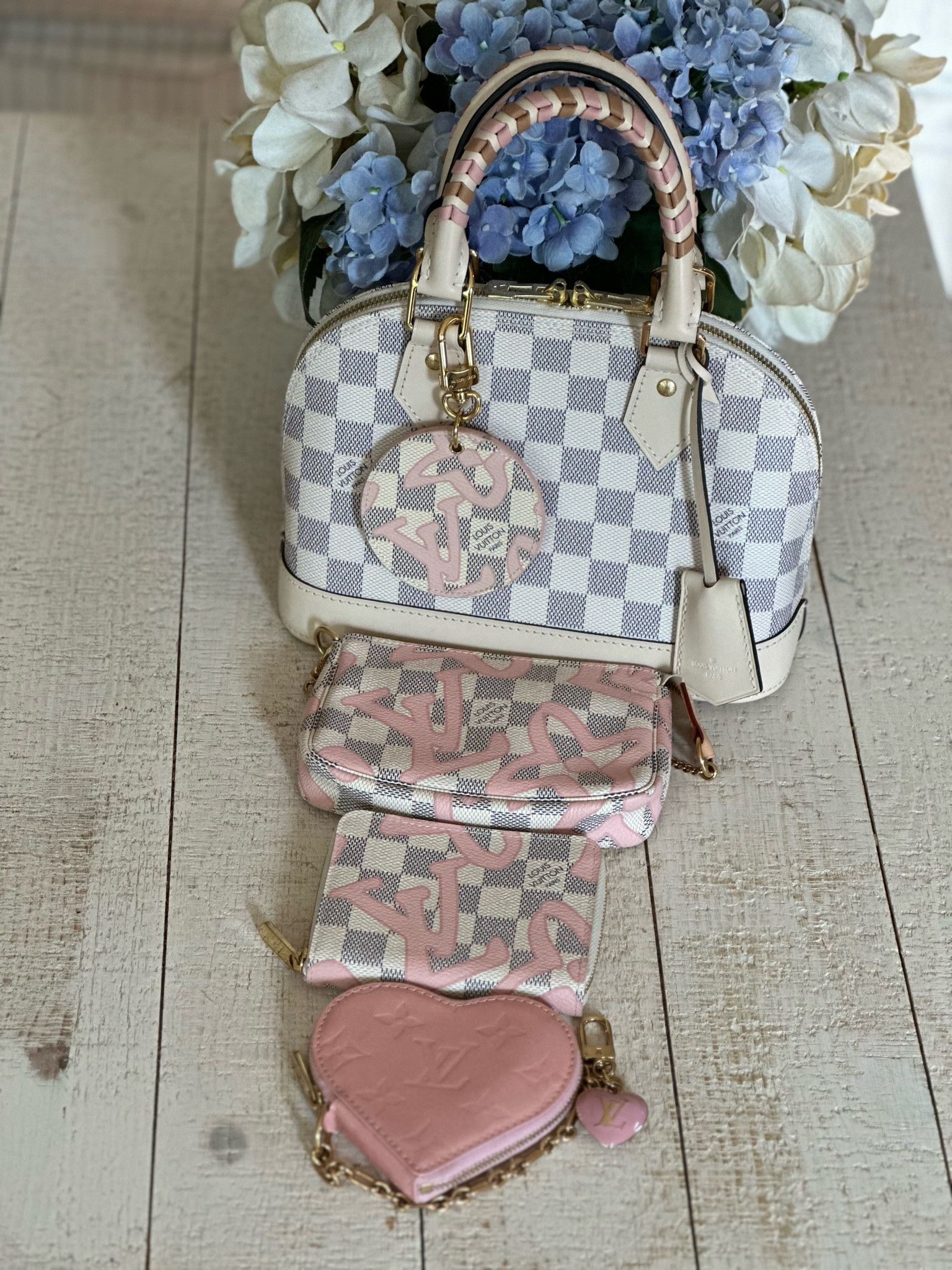 An LV Alma BB in Damier Azur kind of day with a side of Tahitienne slgs. 

#LTKStyleTip #LTKOver40 #LTKItBag