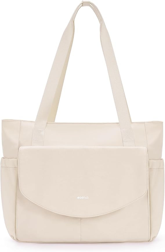 ECOHUB Tote Bag for Women Work Tote Bag with Laptop Compartments Lightweight Shoulder Bag Handbag... | Amazon (US)