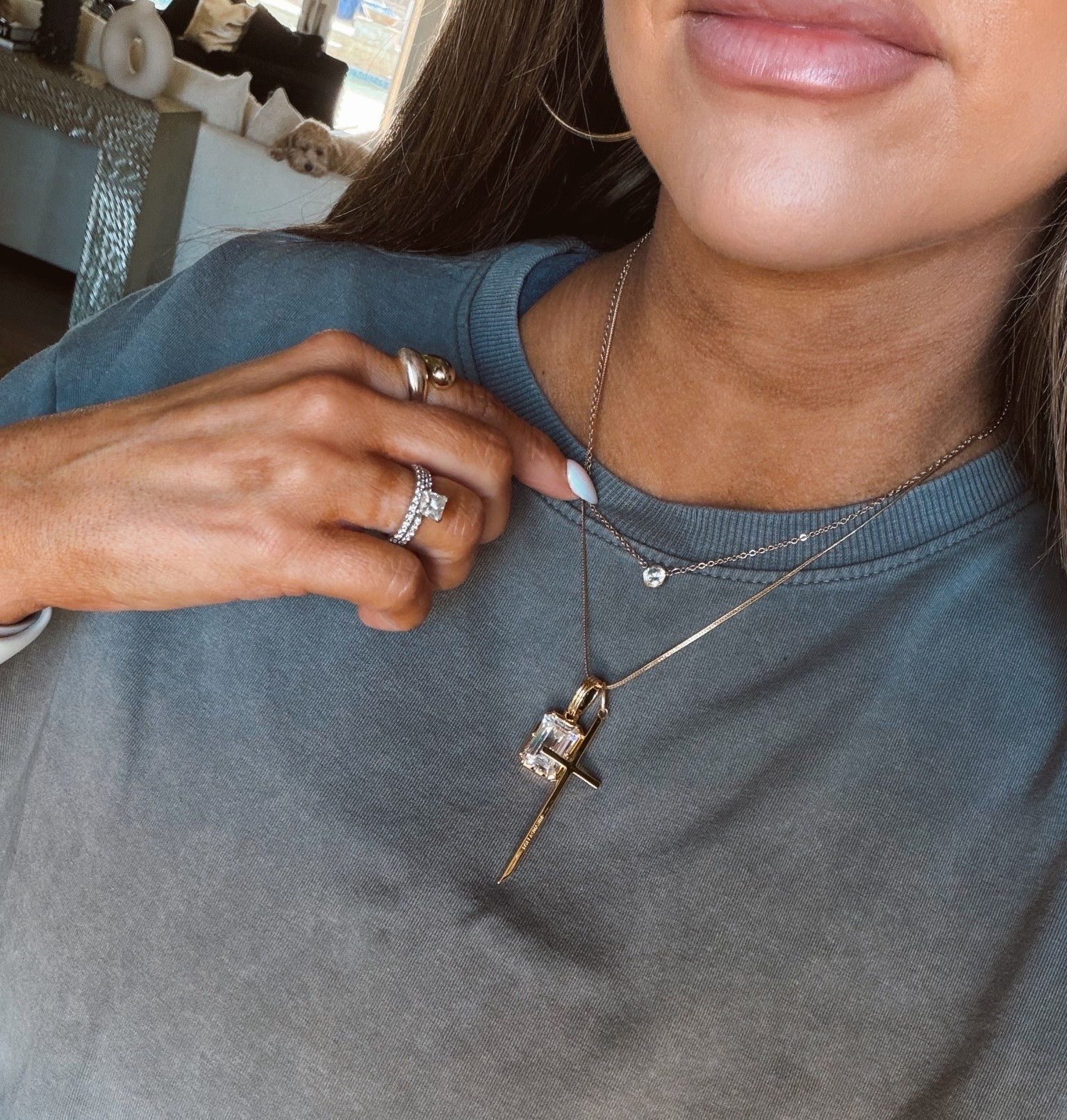 NEW NECKLACE STACK!! 
Code Cristina 

#LTKootd #LTKBeauty #LTKselfcare