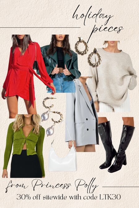 Holiday pieces from Princess Polly! Use code LTK30 to get 30% off site wide! 

Holiday fashion | winter fashion | fall fashion 

#LTKCyberweek #LTKstyletip #LTKHoliday