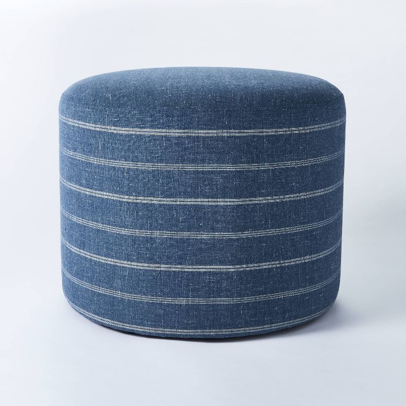 Lynwood Upholstered Round Cube - Threshold™ designed with Studio McGee | Target