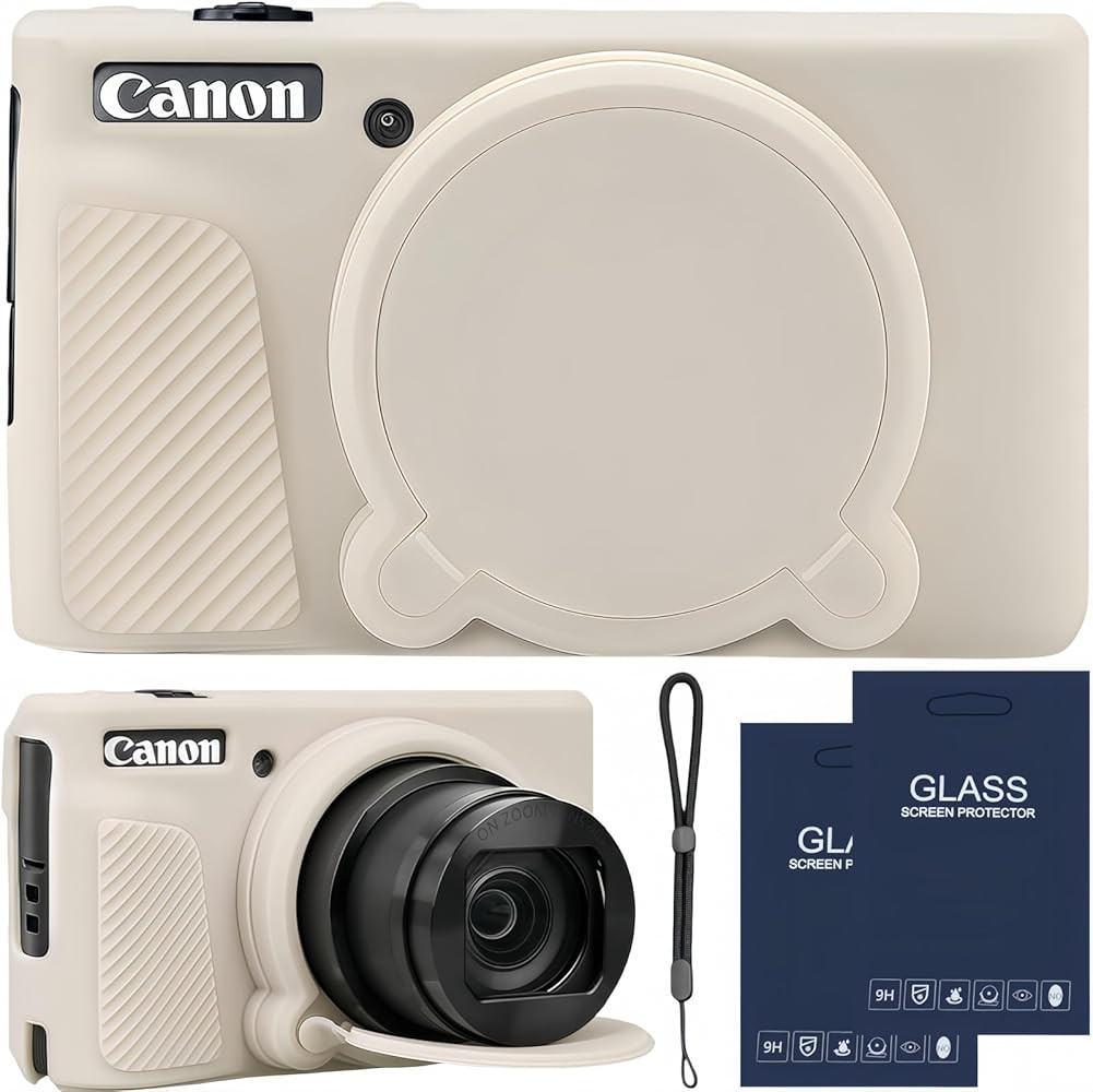 Camera Case for Canon PowerShot SX740/ SX730 Digital Camera,SX740 HS Case, Soft Silicone Protecti... | Amazon (US)