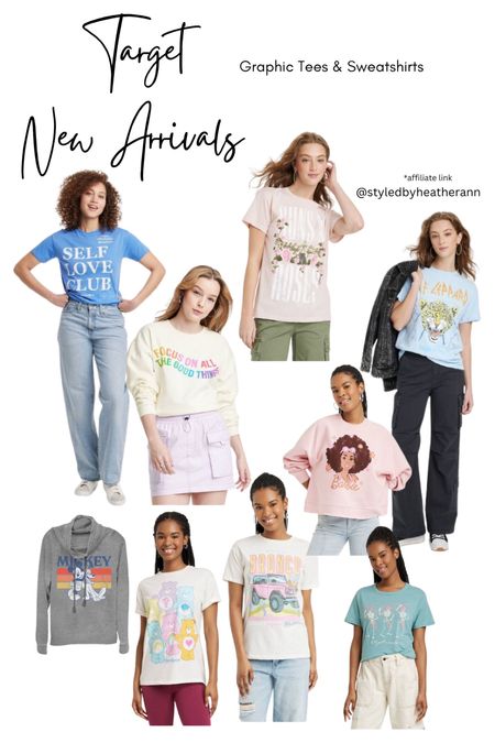 Target new arrivals - graphic tees, and sweatshirts

#LTKmidsize #LTKstyletip #LTKSpringSale