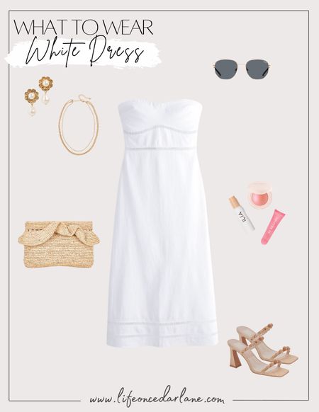 What to Wear- white dress! Loving this pretty spring white dress from Abercrombie! Perfect for a bridal shower, vacation & more! 

#springoutfit #wedding #whitedress #bride


#LTKtravel #LTKwedding #LTKsalealert