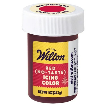 Wilton Red Food Coloring Edible Gel for Baking & Cake Decorating No Taste 1 oz. | Walmart (US)