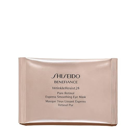 Shiseido Benefiance WrinkleResist24 - Pure Retinol Express Smoothing Eye Mask - 12 Sets of Two Ey... | Amazon (US)