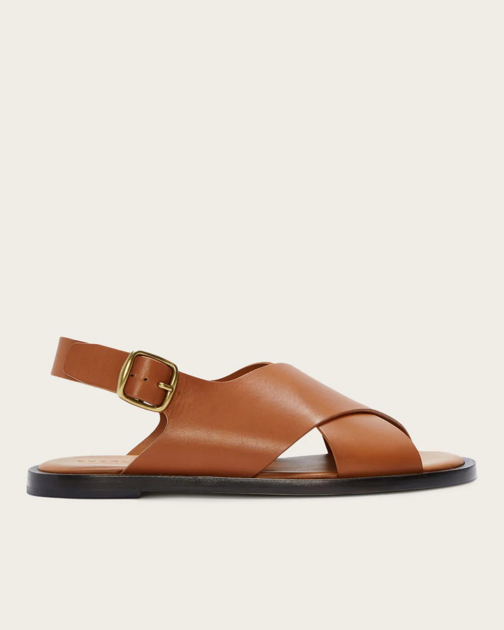 Everlane City Crossover Sandal | Desert Tan | 10.5 | Leather | Everlane