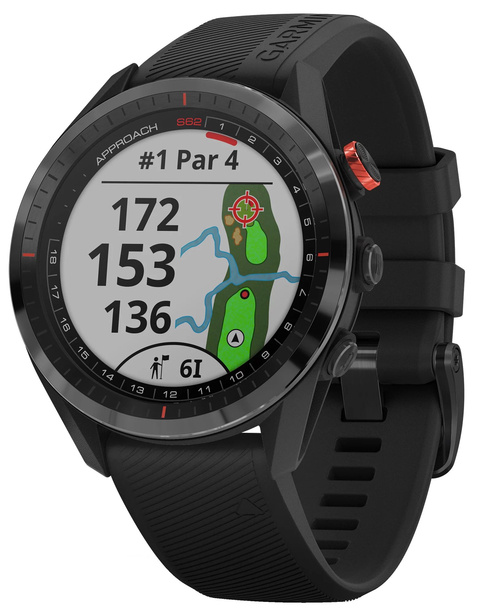 Garmin Approach S62 Premium GPS Golf Watch, green | Dick's Sporting Goods