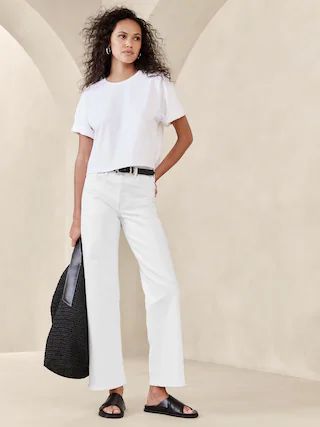 Ultra High-Rise Wide-Leg Crop JeanProduct Selections CA$150.00Optic WhiteColor: optic whiteVarian... | Banana Republic (CA)