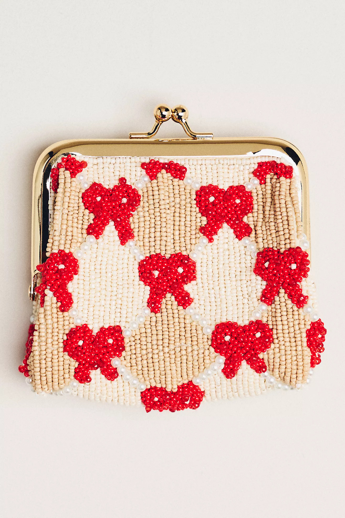 Beaded Kiss-Lock Coin Purse | Anthropologie (US)